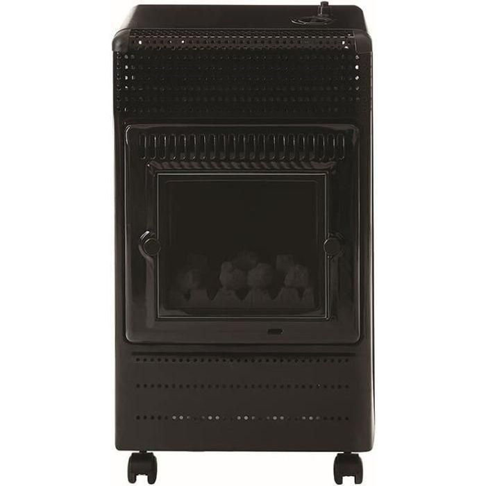 Favex Calentador Gas Butano Ektor Fire 3400W Infrableu - Recomendado Butagaz - Llamas Aparentes - 3 Potencias