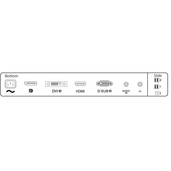 Philips 241B8QJEB Monitor 24" Full HD IPS 5ms 75Hz con Altavoces HDMI DVI VGA DP USB Negro 1 Philips 241B8QJEB Monitor 24" Full HD IPS 5ms 75Hz con Altavoces HDMI DVI VGA DP USB Negro 1