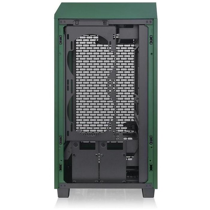Thermaltake The Tower 200 TG Dark Green Mini Tower PC Verde Oscuro Mini-ITX para Gaming con Panel de Vidrio Templado 3