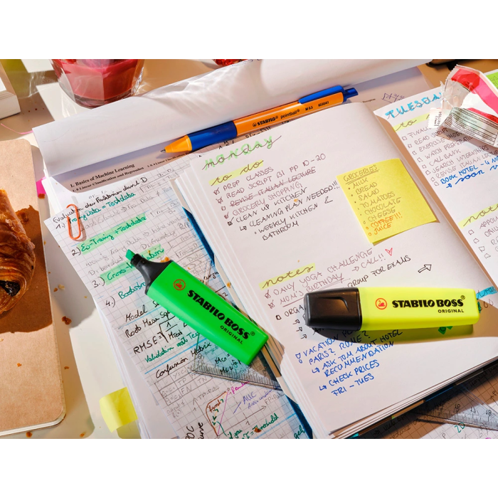 Stabilo Marcador Fluorescente Boss Original, Blíster 6 Ud