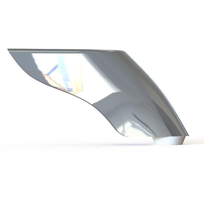 Q&Q Pata de Metal Modelo Asia H50 Cromada para Mueble y Sofá, 50 mm Altura 2
