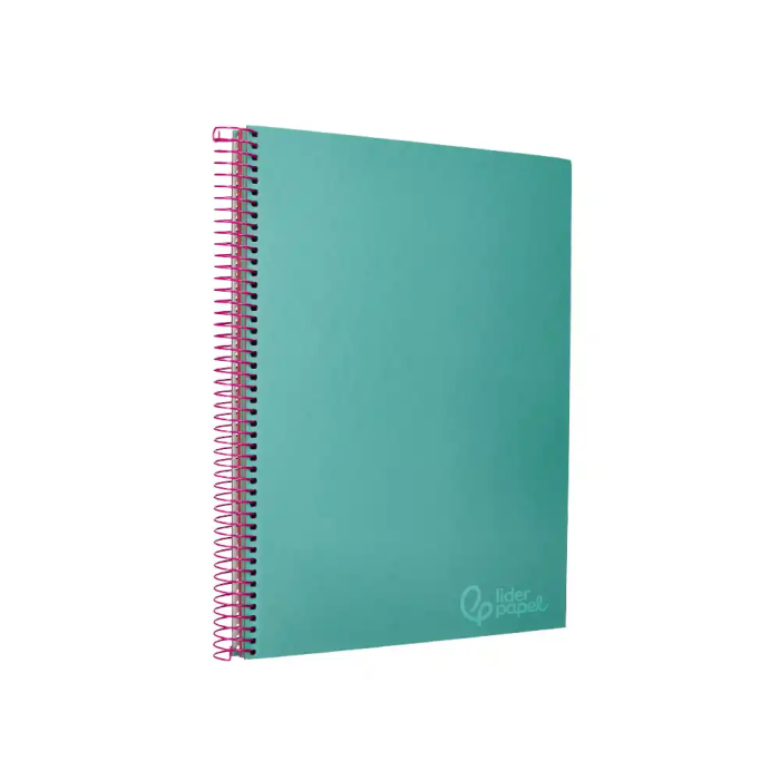 Liderpapel Cuaderno Espiral A4 Micro Jolly Tapa Forrada 140 Hojas Cuadro 5mm Turquesa 2