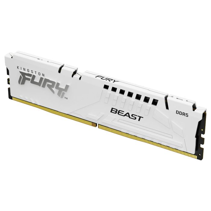 Kingston Fury Beast 64GB DDR5 5200MT/s CL40 DIMM Kit de 2 Blanco XMP 1 Kingston Fury Beast 64GB DDR5 5200MT/s CL40 DIMM Kit de 2 Blanco XMP 1