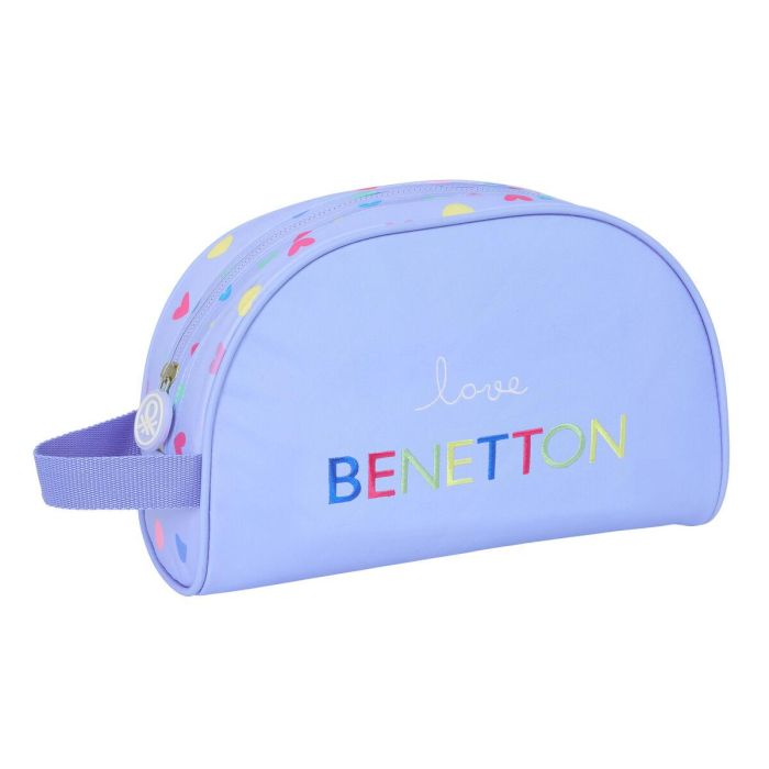 Neceser de Viaje Benetton Lila Lila 28 x 18 x 10 cm