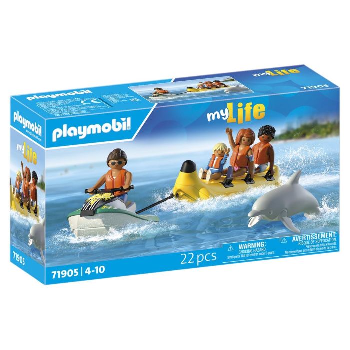 PLAYMOBIL Bote Banana de Juguete para Niños 71905