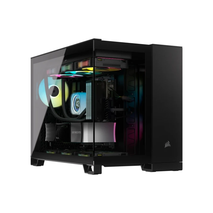 Caja Corsair 2500D Airflow Dual Chamber M-Atx Negra CC-9011263-WW Caja Corsair 2500D Airflow Dual Chamber M-Atx Negra CC-9011263-WW