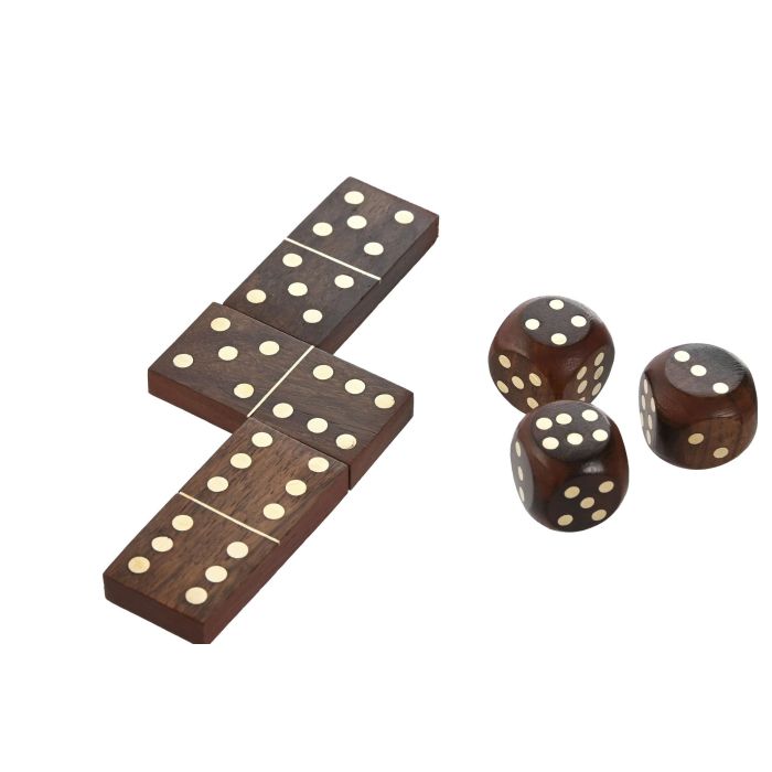 Juego Colonial DKD Home Decor Marron Dorado 12.5 x 4.6 x 15 cm Set de 3 (2 Unidades) 3 Juego Colonial DKD Home Decor Marron Dorado 12.5 x 4.6 x 15 cm Set de 3 (2 Unidades) 3