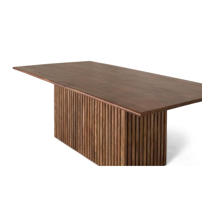 Mesa de Comedor GINER Y COLOMER de Madera de Mango 220 cm Avellana 2