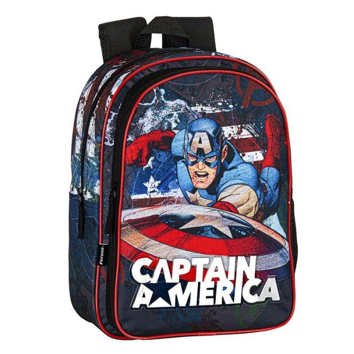 Mochila Capitan America Marvel 39cm 5