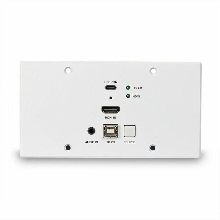 Lindy 150m Cat.6 HDMI 4K60 & Type C HDBaseT EU Wall Plate KVM Extender, Transmitter 1 Lindy 150m Cat.6 HDMI 4K60 & Type C HDBaseT EU Wall Plate KVM Extender, Transmitter 1