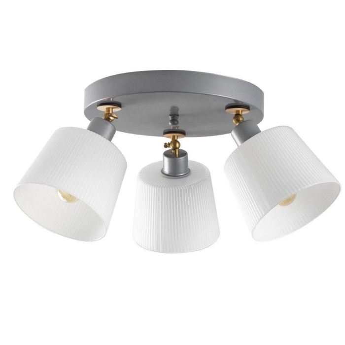 Lámpara de Techo Trenton Kemer-N-270 Plata 3xE27 Sin Bombilla [OPV-525NOR1167] 3