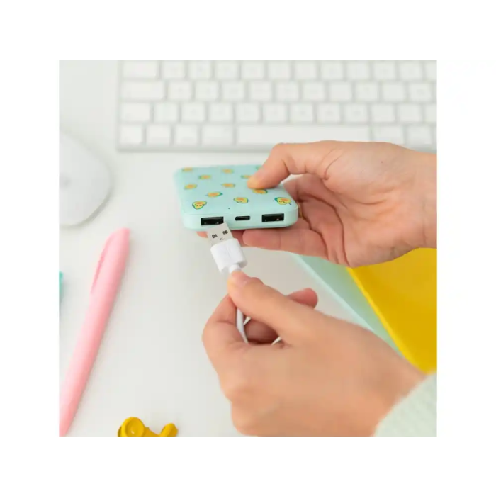 Wondee Bateria Externa 5.000 mAh Aguacates, Bateria Auxiliar Compacta y Ligera para Smartphone 2