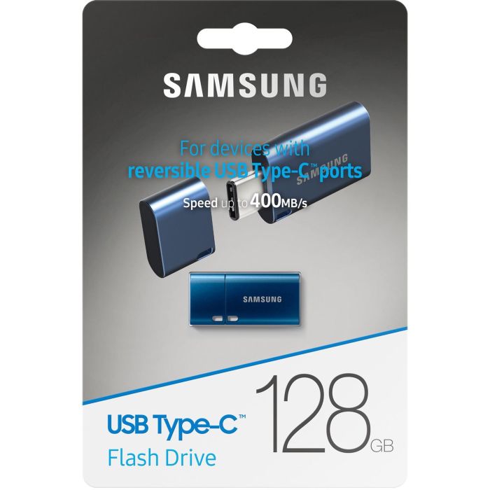 Samsung MUF-128DA/APC Pendrive USB Flash Drive 128GB USB 3.1 Tipo-C hasta 400MB/s Lectura Mystic Blue, Resistente al Agua y Golpes 8