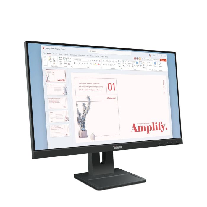 Monitor Lenovo 64BAMAT1EU 23,8" 22" Full HD 19 Monitor Lenovo 64BAMAT1EU 23,8" 22" Full HD 19