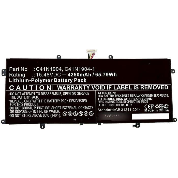 CoreParts Laptop Battery for Asus 49.28Wh Li-Polymer 15.4V 3200mAh for Asus Deluxe 14S, UX425IA, X435EA CoreParts Laptop Battery for Asus 49.28Wh Li-Polymer 15.4V 3200mAh for Asus Deluxe 14S, UX425IA, X435EA