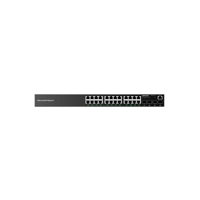 Grandstream GWN7803P Switch de Red Gestionado Gigabit 24 Puertos PoE+ y 4 Puertos SFP