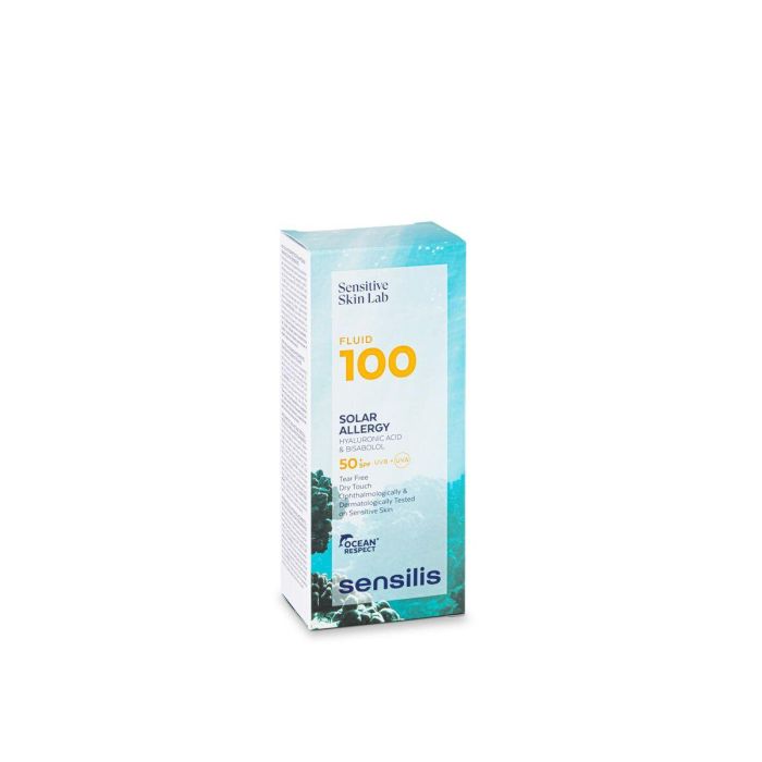 Sensilis FLUID 100 SOLAR ALLERGY Protector Solar Ultrafluido Acoso SPF50+ 40 ml 1