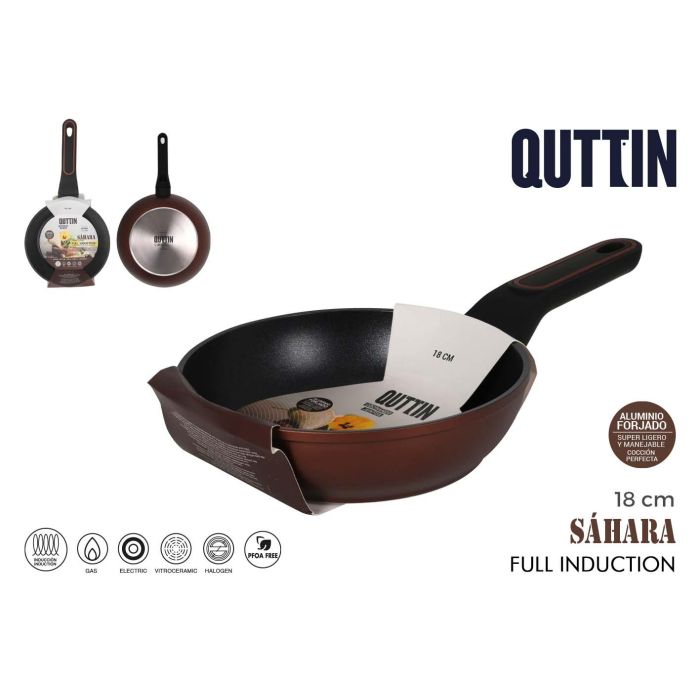 Sartén de aluminio forjado 18 cm M/Soft Full Saha - Quttin (6 Unidades) Sartén de aluminio forjado 18 cm M/Soft Full Saha - Quttin (6 Unidades)