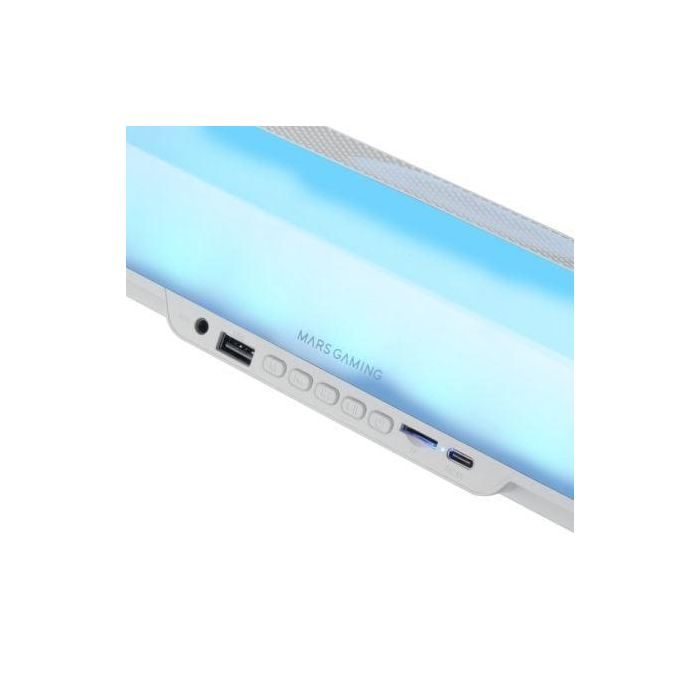 Barra de Sonido con Bluetooth Mars Gaming MSB-ORB/ 20W/ 2.0/ Blanca 1 Barra de Sonido con Bluetooth Mars Gaming MSB-ORB/ 20W/ 2.0/ Blanca 1