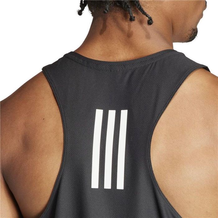 Camiseta para Hombre sin Mangas Adidas Own Ther Run Negro 11-12 Años 2
