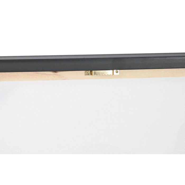 Cuadro Loft DKD Home Decor Negro Blanco 3 x 62 x 62 cm (4 Unidades) 1