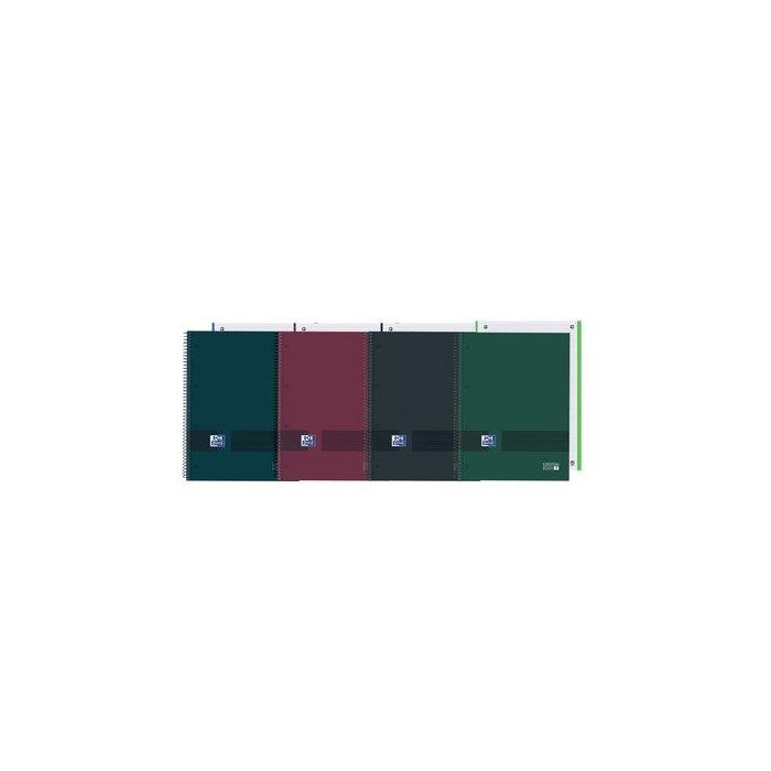 Bloc Oxford School Eu.Book 1 Oxford&You Micro.Tapa Extra A4+ 80H Horizontal 90G Surtido Neutros (4 Col.) 5 unidades