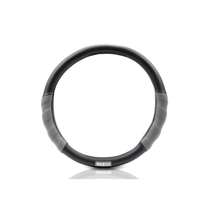 SPC Funda Volante Universal Gris-Negra Antideslizante CS5 SPC1101L 100% Polyester Muy Cómoda 1