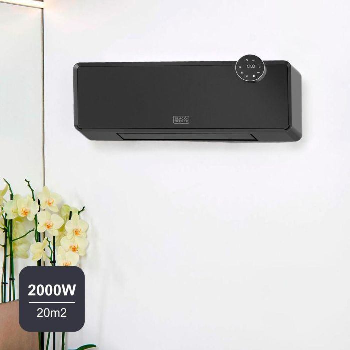 Calefactor Black & Decker BXWSH2001E Negro 7