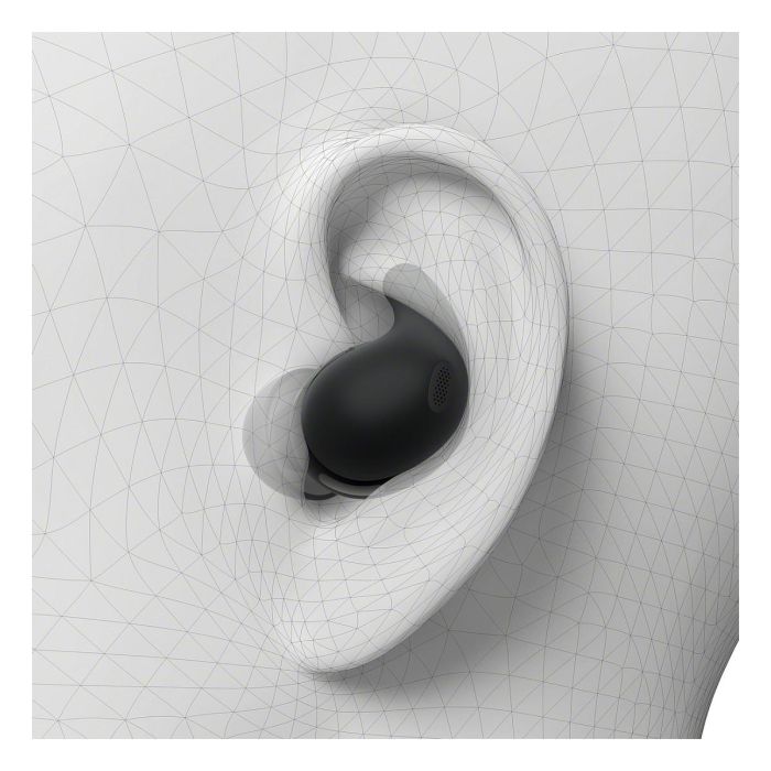 SONY LinkBuds Fit WFLS910NB - Auriculares True Wireless Intraaurales Negro con Cancelación de Ruido Híbrida, IPX4, Bluetooth 5.3, Google Assistant/Apple Siri y Carga Rápida 5