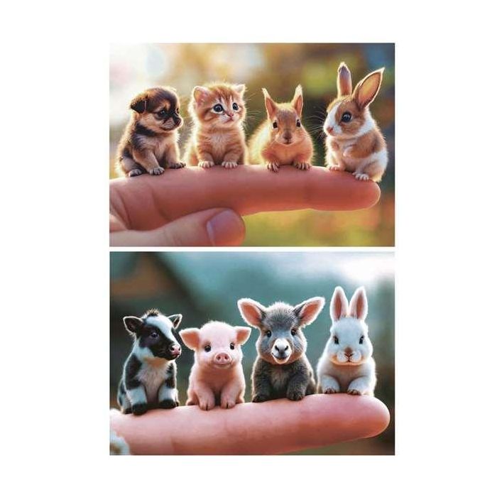 Educa Puzzle 2x20 Piezas Bebés Animales 1