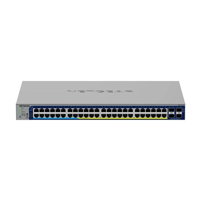NETGEAR GS752TXUP Switch Inteligente PoE Gestionado 52 Puertos Gigabit Ethernet 48 PoE+ 16 PoE++ 640W Montaje en Rack 1U 1