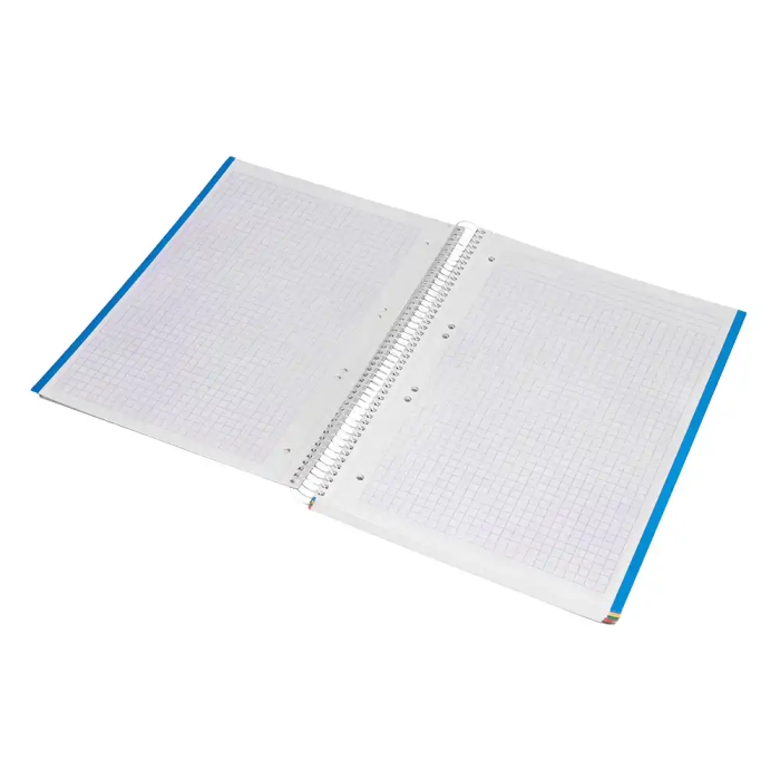 Liderpapel Cuaderno Espiral A5 Micro Jolly Tapa Forrada 140 Hojas 75gr Cuadro 5mm Colores Surtidos 7