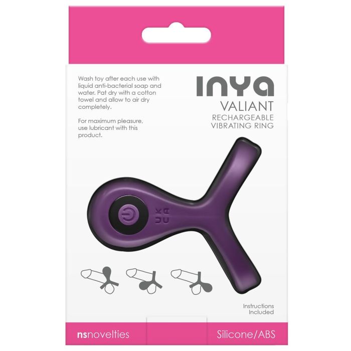 Anillo para el Pene NS Novelties Inya Morado 2 Anillo para el Pene NS Novelties Inya Morado 2