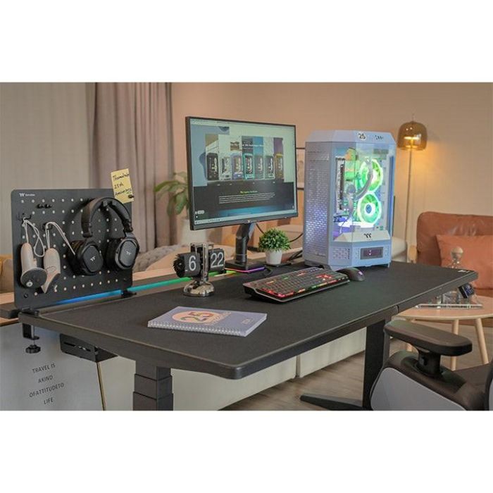 Thermaltake Gaming Desk Pegboard Medium Black 3