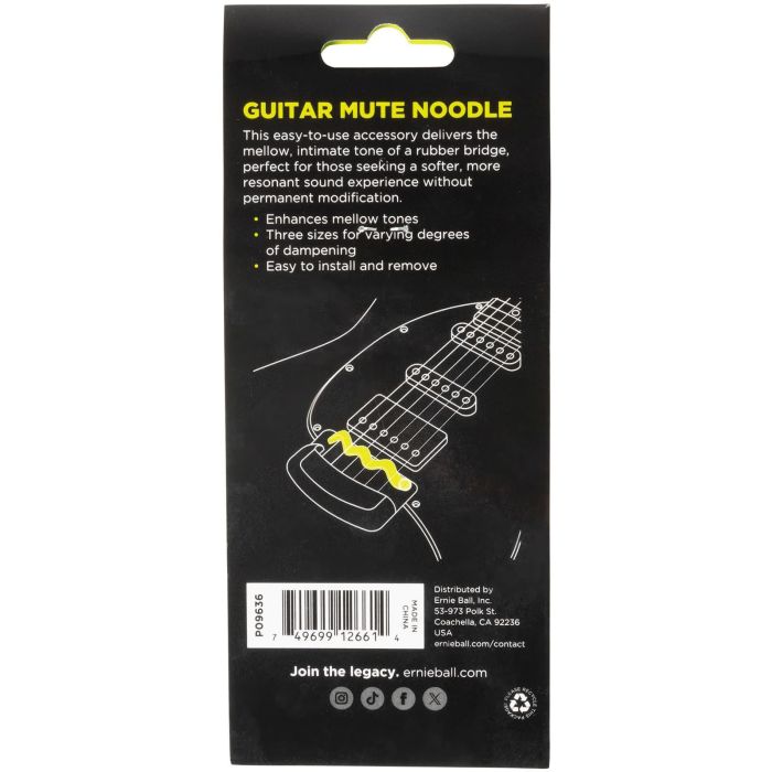 Muteador Cuerdas Para Guitarra Ernieball 2 Muteador Cuerdas Para Guitarra Ernieball 2