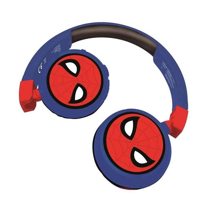 Lexibook Auriculares Inalámbricos Spiderman HPBT010SP Bluetooth 5.0 Cable Jack Extraíble +3 Años Lexibook Auriculares Inalámbricos Spiderman HPBT010SP Bluetooth 5.0 Cable Jack Extraíble +3 Años