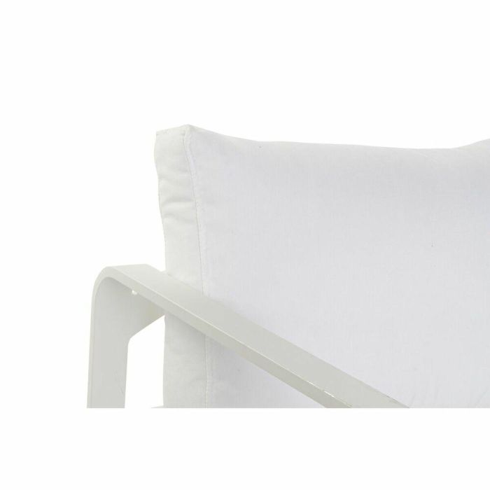 Sofa Terraza Y Jardin DKD Home Decor Blanco 72 x 78 x 184 cm Set de 4 3