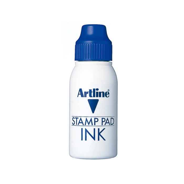 Artline Tinta para tampón azul, bote 50 cc, alto rendimiento 3