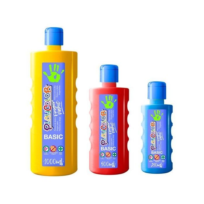 Playcolor Pintura De Dedos Finger Paint Basic Botella 250 mL Naranja Playcolor Pintura De Dedos Finger Paint Basic Botella 250 mL Naranja