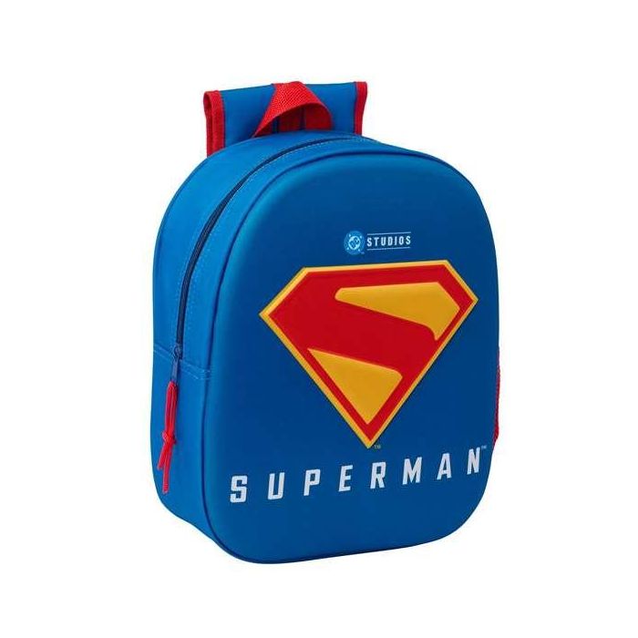 Mochila 3D superman 3D 27x33x10 cm 0 Mochila 3D superman 3D 27x33x10 cm 0