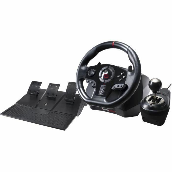 Subsonic GS850-X Volante de carreras con cambio manual y 3 pedales, levas para PS4 / Xbox 17
