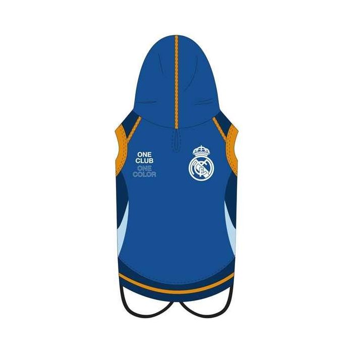 Cerdá Sudadera para Perro de Forro Polar Oficial Real Madrid, Talla XXS, Color Azul. Con Licencia del Club de Fútbol Cerdá Sudadera para Perro de Forro Polar Oficial Real Madrid, Talla XXS, Color Azul. Con Licencia del Club de Fútbol