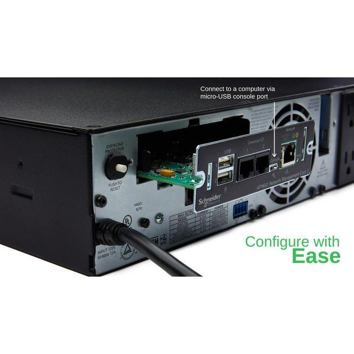 APC APC AP9641 Smart-UPS Network Management Card (gen3) with environmental monitoring 1