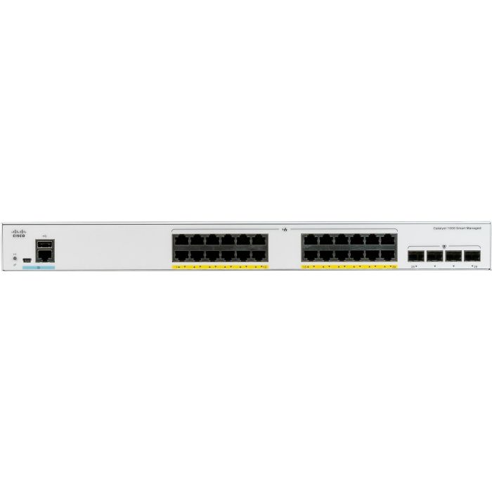 Cisco C1000-24P-4X-L Catalyst 1000 Switch Gestionado L2 24 Puertos Gigabit Ethernet PoE+ 4 SFP+