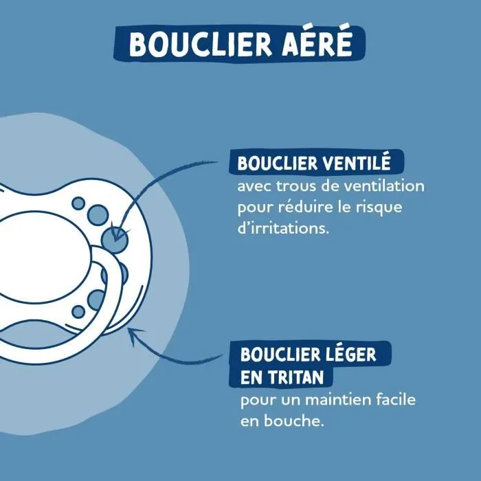 Dodie Chupetes Anatómicos A109 EDL +18 Meses Mathilde Cabanas Azul 3