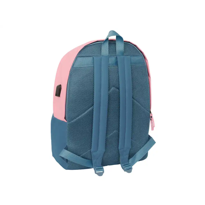 Safta Mochila Doble para Portatil 15,6" + USB "Indigo" 31x44x18 cm 1