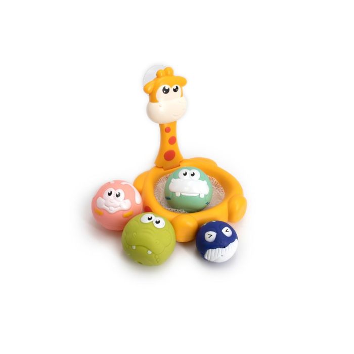Tachan Canasta Jirafa para el Baño con Ventosas y Pelotas, Juguete para Niños +12 Meses 3