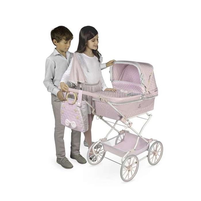 Decuevas Coche Reborn Plegable con Sombrilla y Bolso Sophie para Muñecas de hasta 55 cm 1