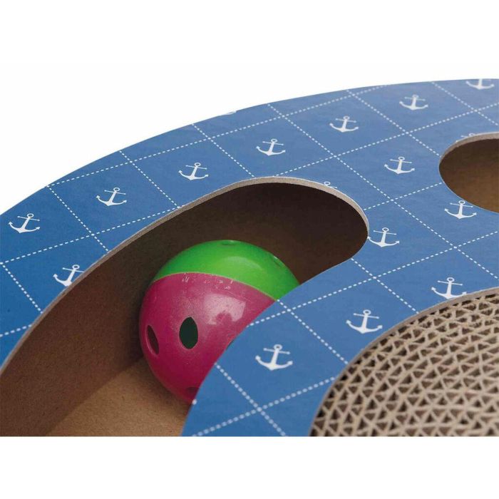 Rascador para Gatos Trixie Azul Cartón Plástico Ø 33 cm 1