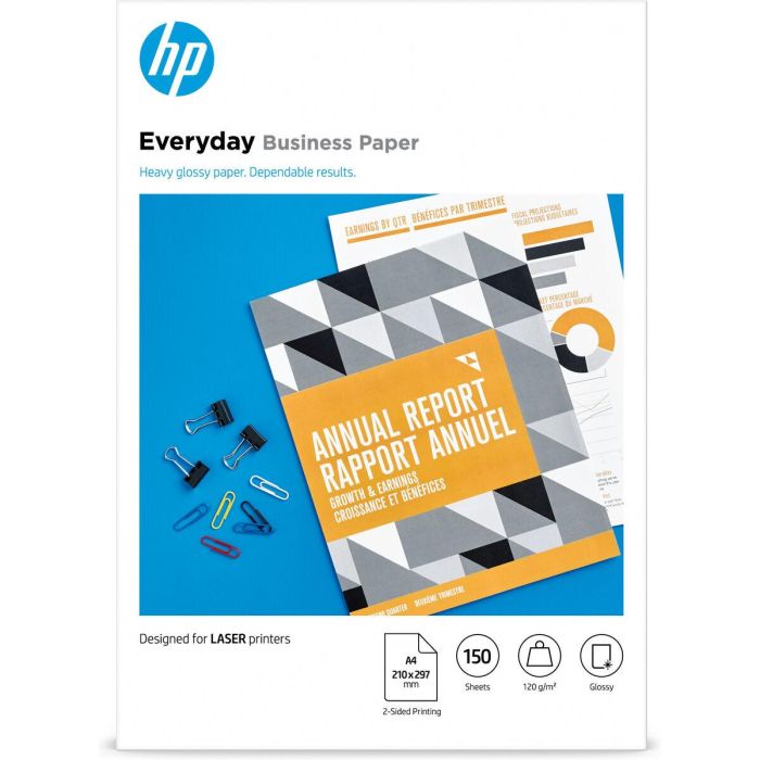 Hp Papel Blanco Laser Glossy Professional A4 120 Gr 250Hojas